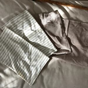 Two Sets of Pillow Covers (4 total) Modern Farmhouse Home Decor